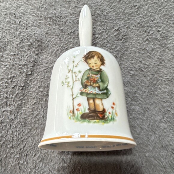 Goebel Accessories - Goebel Hummel Mother's Day 1983 Limited Edition Hand Painted Porcelain Bell
